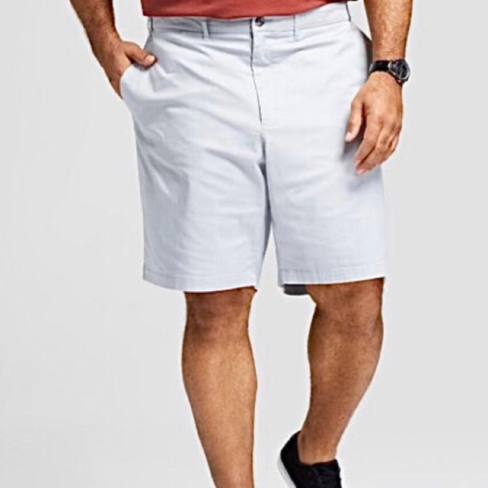 New Men’s Goodfellow 10.5” Seam Gray Linden Shorts
